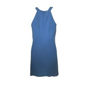 NWT Vince Camuto Summer Blue Drape Neck Sleeveless Dress  4​